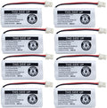 BT162342/BT262342 Cordless Phone Batteries 2.4V 600mAh Ni-Mh BT166342/BT266342 CS6114 CS6419 CS6719EL52300 CL80111 (8 Pack)