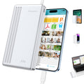 MFi Certified 2TB External Hard Drive for iPhone iPad MacBook Computer,Photo Stick USB Flash Drive Storage Device for iPhone 17/16/ 15/14/13 to Backup Photo| Video | Music| File 【One-Touch Backup】