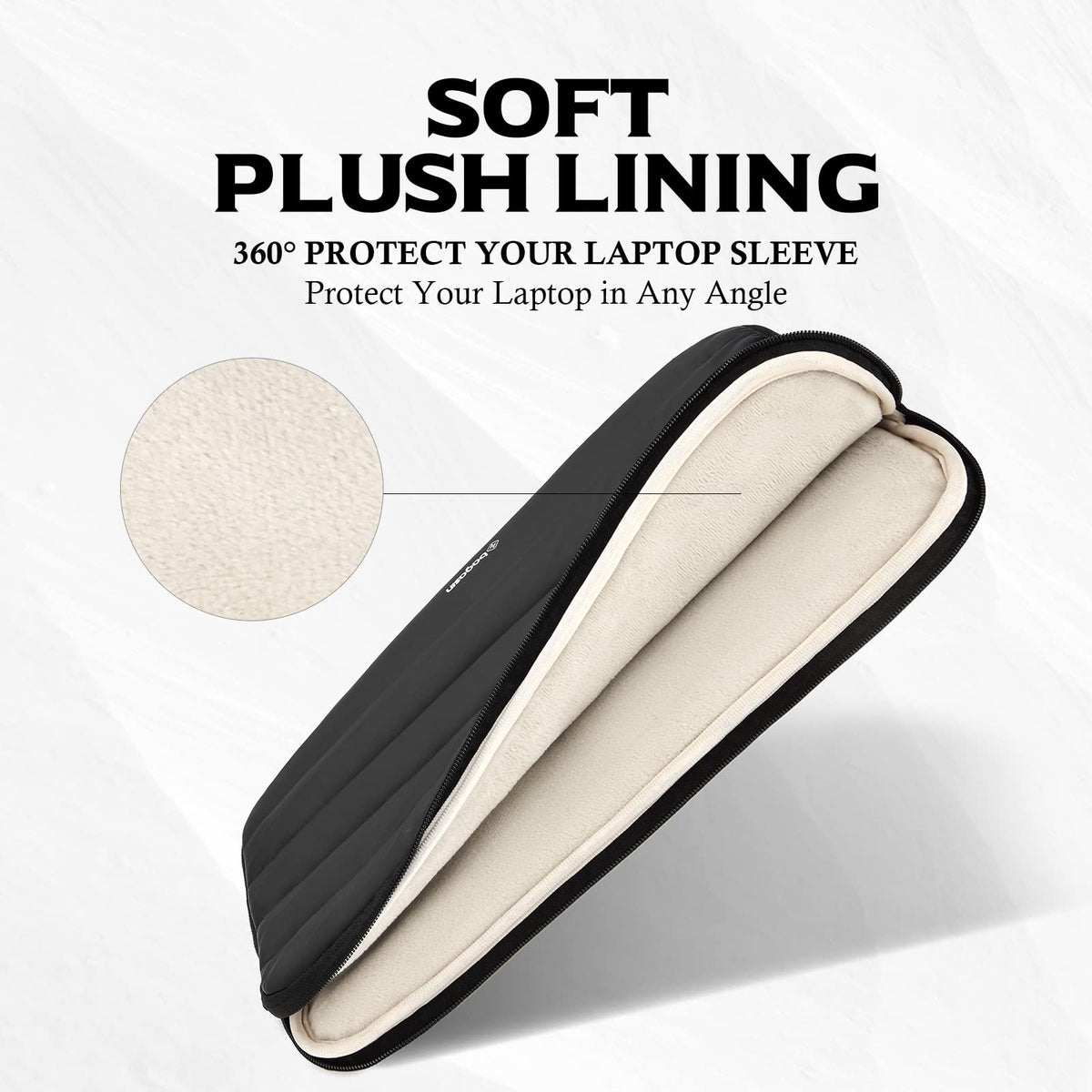 Bagasin 13.3 14 Inch Puffy Laptop Sleeve Case for MacBook Pro 14