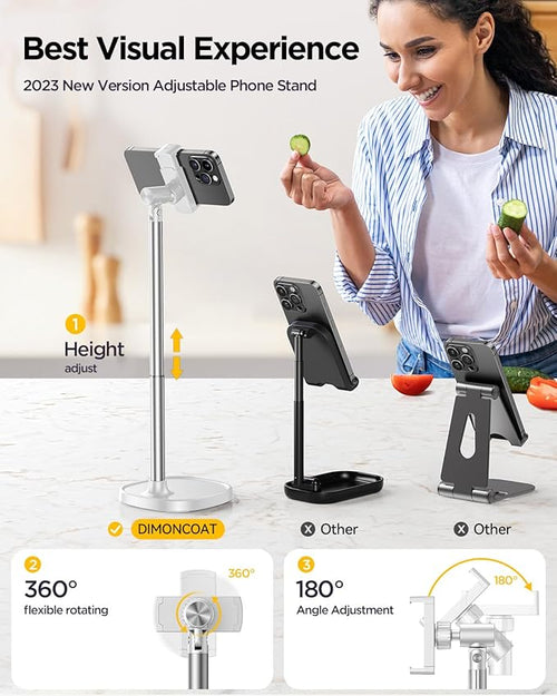 2026 Upgraded 360°Rotation Nano Gel Suction Phone Holder, Foldable Metal Vacuum Magnetic Phone Holder [119+LBS Strongest Suction & Magnetic] Phone Mount for Your Car for iPhone 17 16 Pro Max-Grey