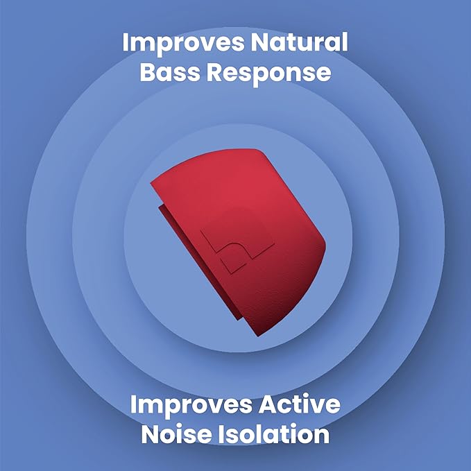 Foam Masters Ultra-Premium Memory Foam Ear Tips for AirPods Pro 1st & 2nd Gen | 3 Pairs | Black Magic Ver 6.0 | Secure | Comfort | Better Noise Cancel | Replacement Buds – Red, Assorted S/M/L