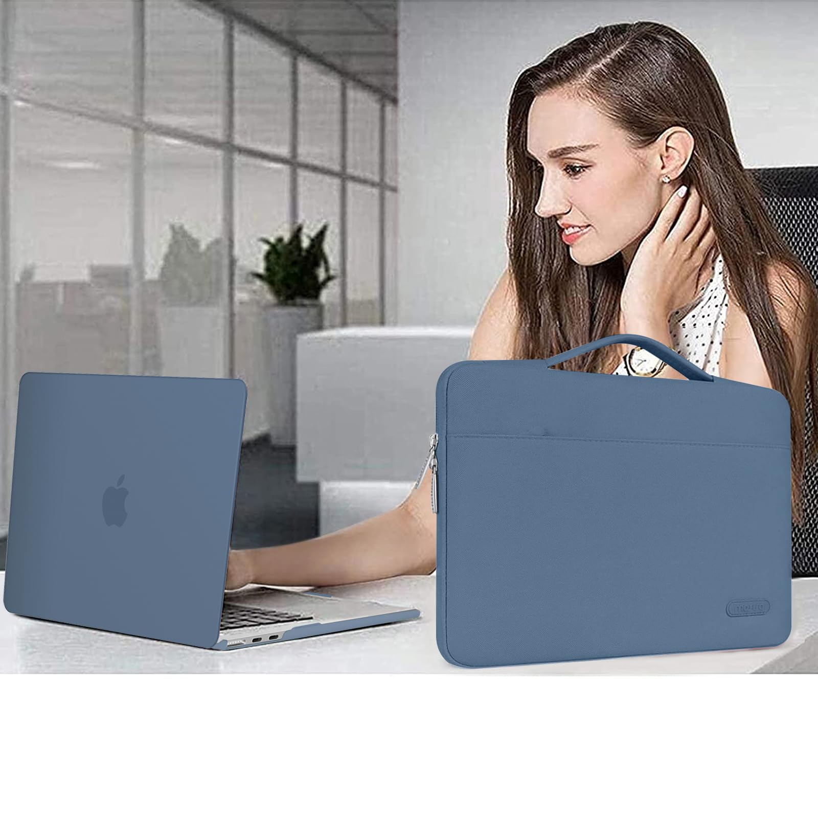 MOSISO Compatible with MacBook Air 13 inch Case M5 M4 M3 M2 2026-2022