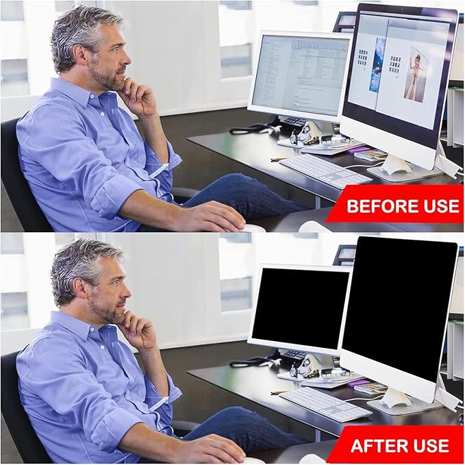 34 Inch Computer Privacy Screen for 21:9 Aspect Ratio Widescreen Monitor,Removable Anti Spy Data Confidentiality Security Privacy Protector Film,Anti Blue Light Glare Monitor Privacy Filter