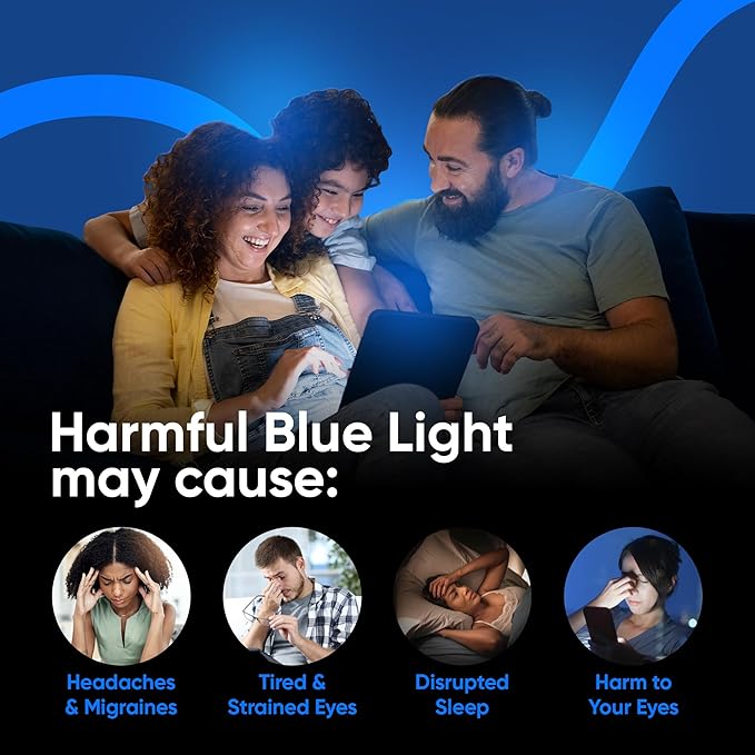 Ocushield Anti Blue Light Tempered Glass Screen Protector for iPhone 13 Mini 5.4" - Protect Your Eyes, Reduce Migraines & Improve Sleep