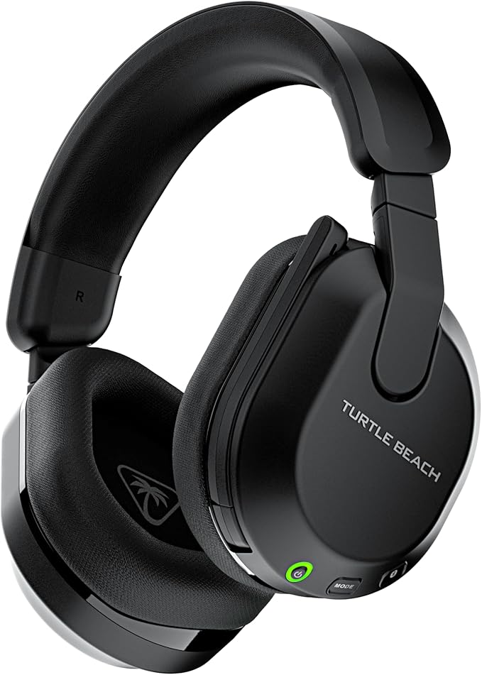 Turtle Beach Stealth 600 Wireless Multiplatform Amplified Gaming Headset for PS5, PS4, PC, & Mobile – Bluetooth, 80-Hr Battery, Noise-Cancelling Flip-to-Mute Mic, 50mm Speakers – Black