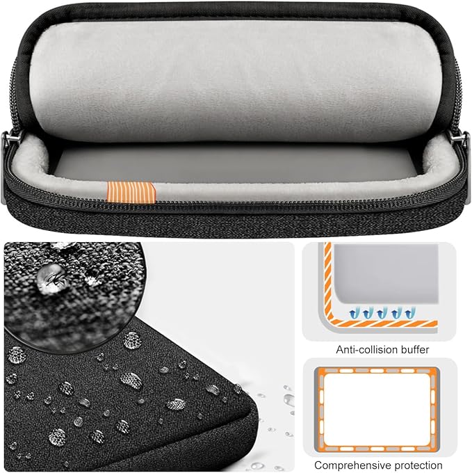 ZINZ Laptop Case 17 17.3 inches Sleeve Slim Briefcase Spill-Resistant Handbag for Most Popular 17" 17.3" Notebooks，B01K01