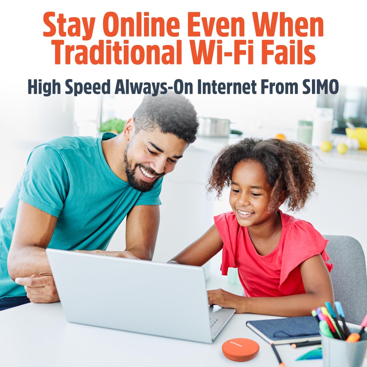SIMO Solis Hero, 4G Mobile Hotspot, 1GB/Monthly + 30GB Global Data