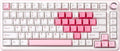 YUNZII B75 PRO Wireless Mechanical Keyboard,75% Layout with Knob,Hot Swap Gasket Structure,Creamy Pre-lubed Switches,RGB Backlit,Bluetooth/Type-C/2.4G for Win/Mac (White, Milk Switch)