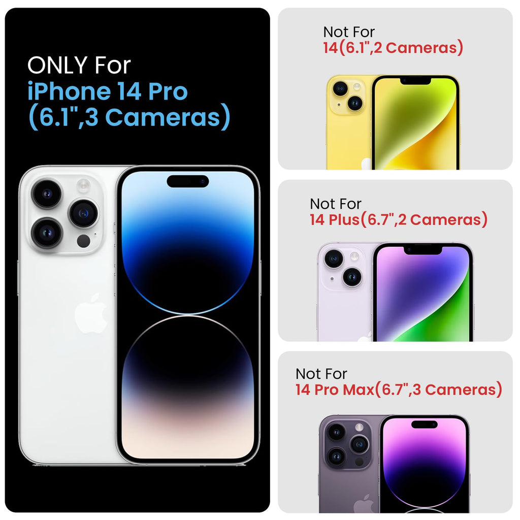 FireNova Designed for iPhone 14 Pro Case, 6.1", Blue