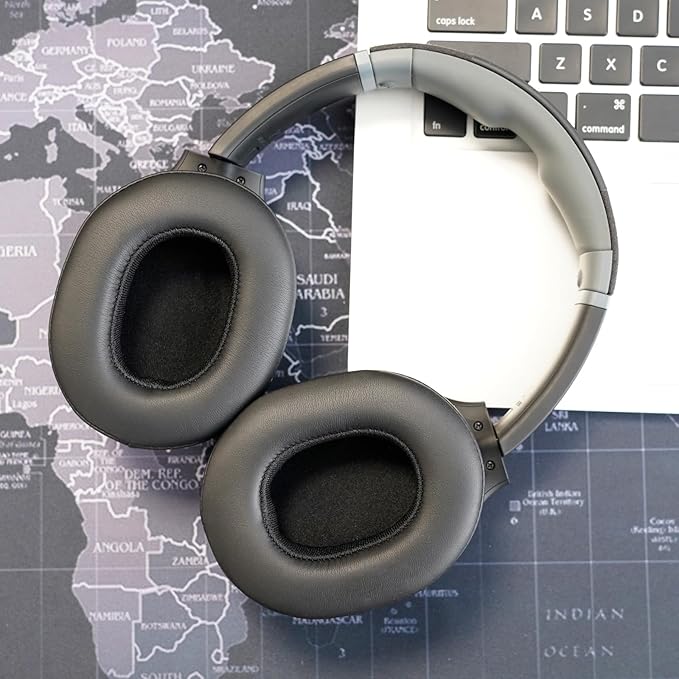 GEVO Ear Pads Replacement for Skullcandy Hesh 3 Hesh EVO Hesh ANC Headphone, Earpads Cushions for Crusher Wireless Crusher Evo Crusher ANC Headset with Protein Leather Memory Foam (Protein Leather)