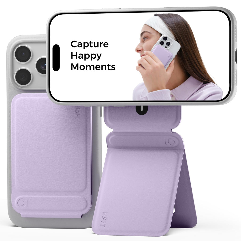 MOFT Phone Tripod Stand & Wallet, NFC Card Holder, Hold 1-2 Cards
