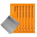 K&F CONCEPT Microfiber Cleaning Cloths - 6 Pack Lens Cleaning Cloth for Cleaning Camera Lenses, Glasses, Screens, Cameras, Eyeglasses, Tablets... Washable, Grey…