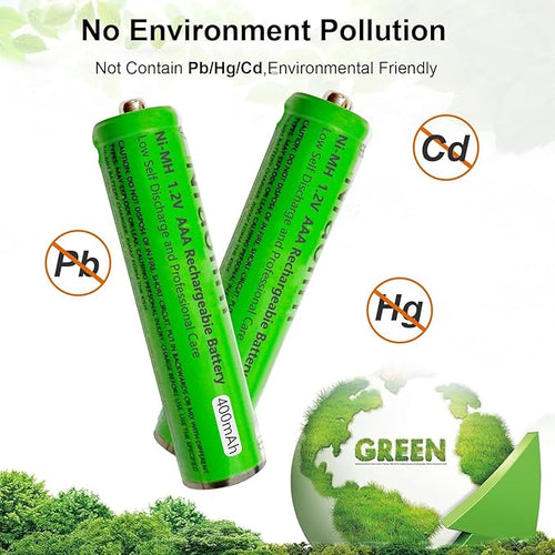 8 Pack Ni-MH AAA Rechargeable Batteries for Panosonic Cordless Phone