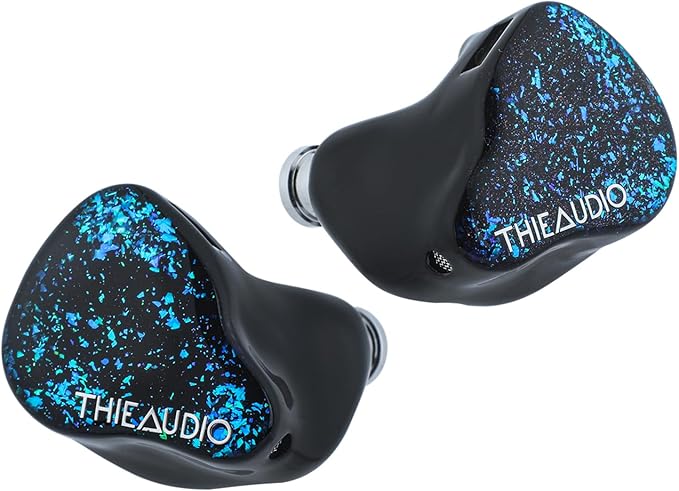 Linsoul THIEAUDIO Hype 4 2DD+4BA in Ear Monitor, HiFi IEM Earphones with Tonal Balance, Latest Sonion Driver, Detachable Silver-Plated OCC Cable for Audiophile Musician Professionals (Black)