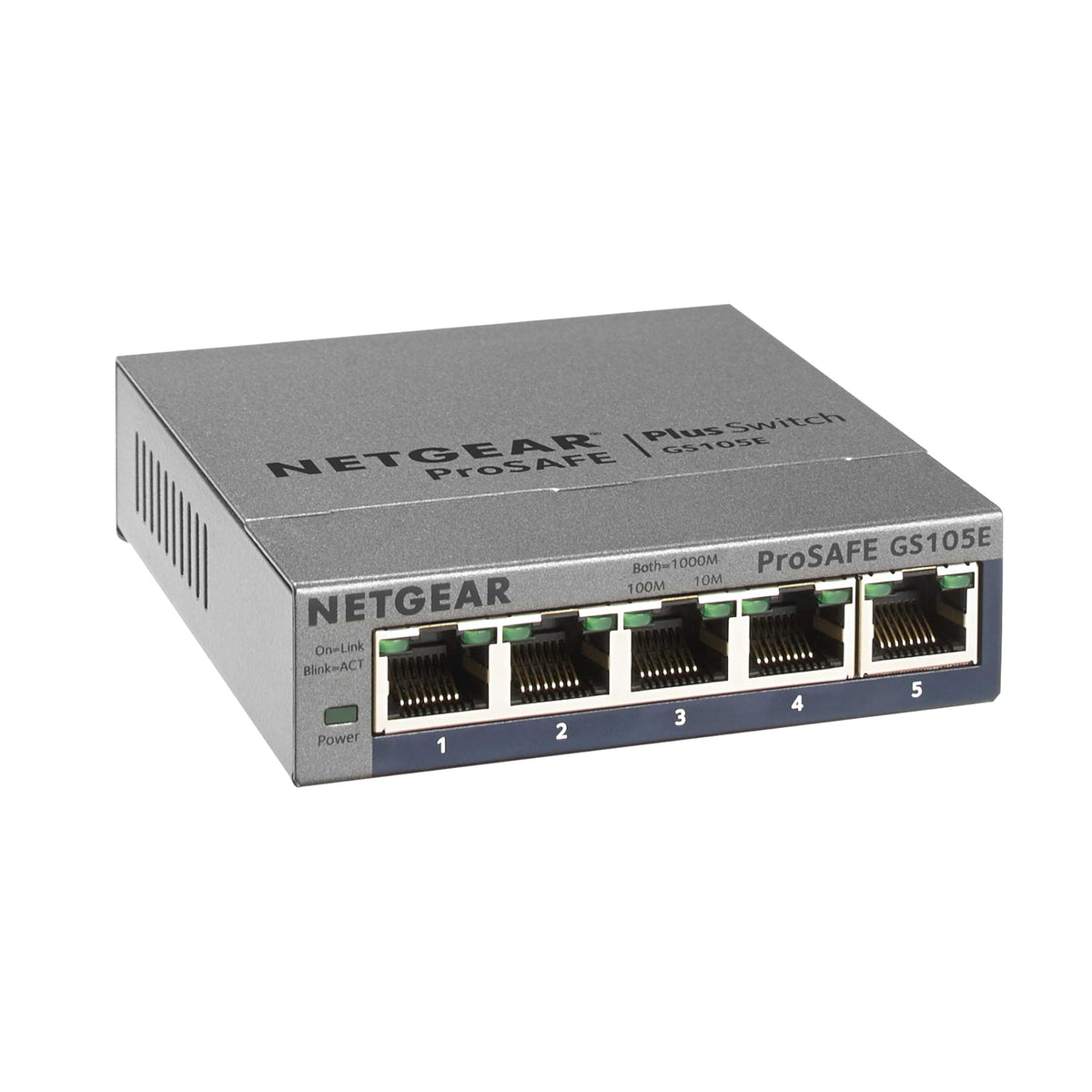 NETGEAR 5-Port Gigabit Ethernet Easy Smart Managed Switch (GS105Ev2)