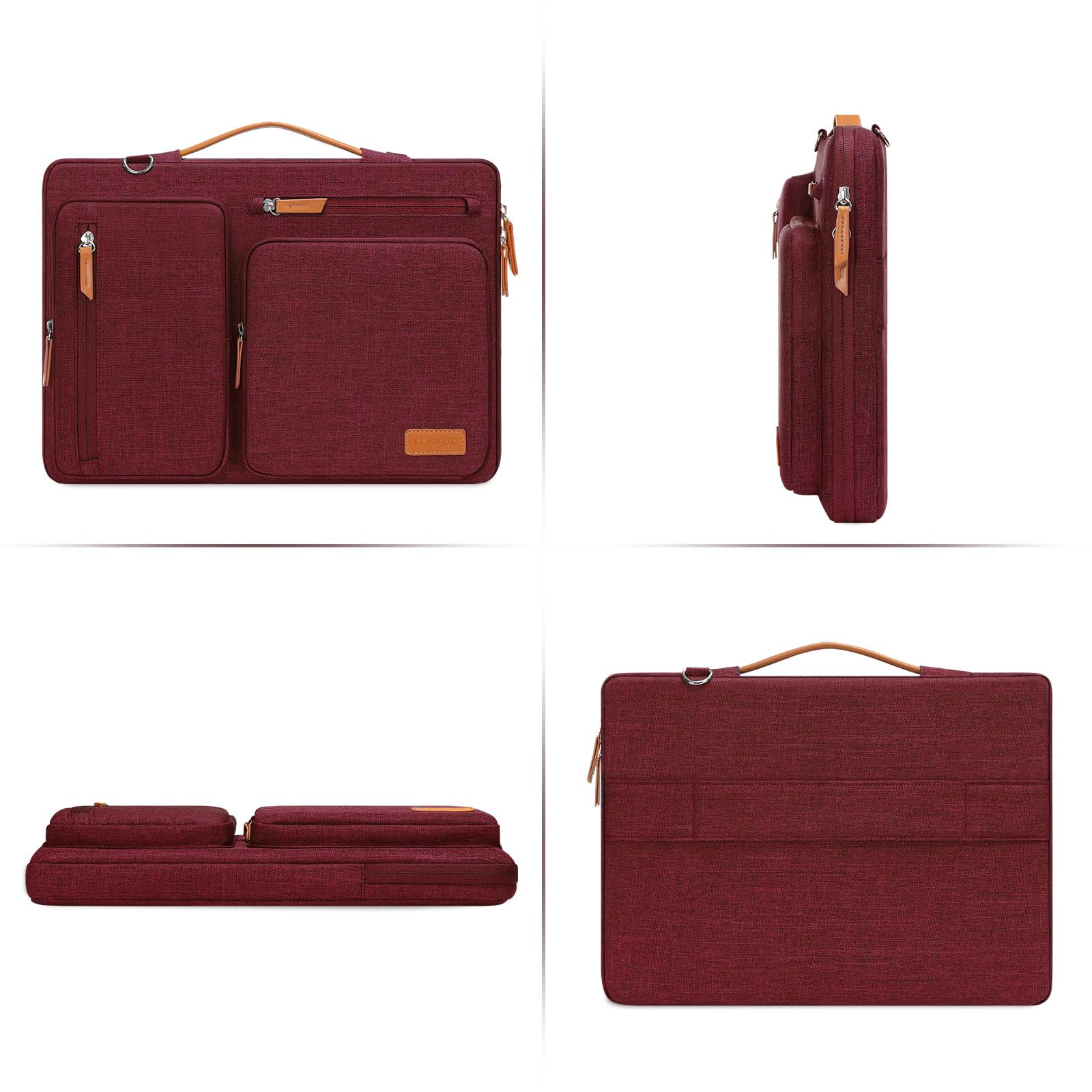 MOSISO 360 Protective Laptop Shoulder Bag, 15-15.6 inch Computer Bags