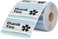 2.25x1.25 Inch Thermal Labels Sliver, Holographic Sliver Barcode Thermal Labels for Thermal Printer and Small Business, Multi-Purpose Rectangle Stickers, 500 Sheets/Roll