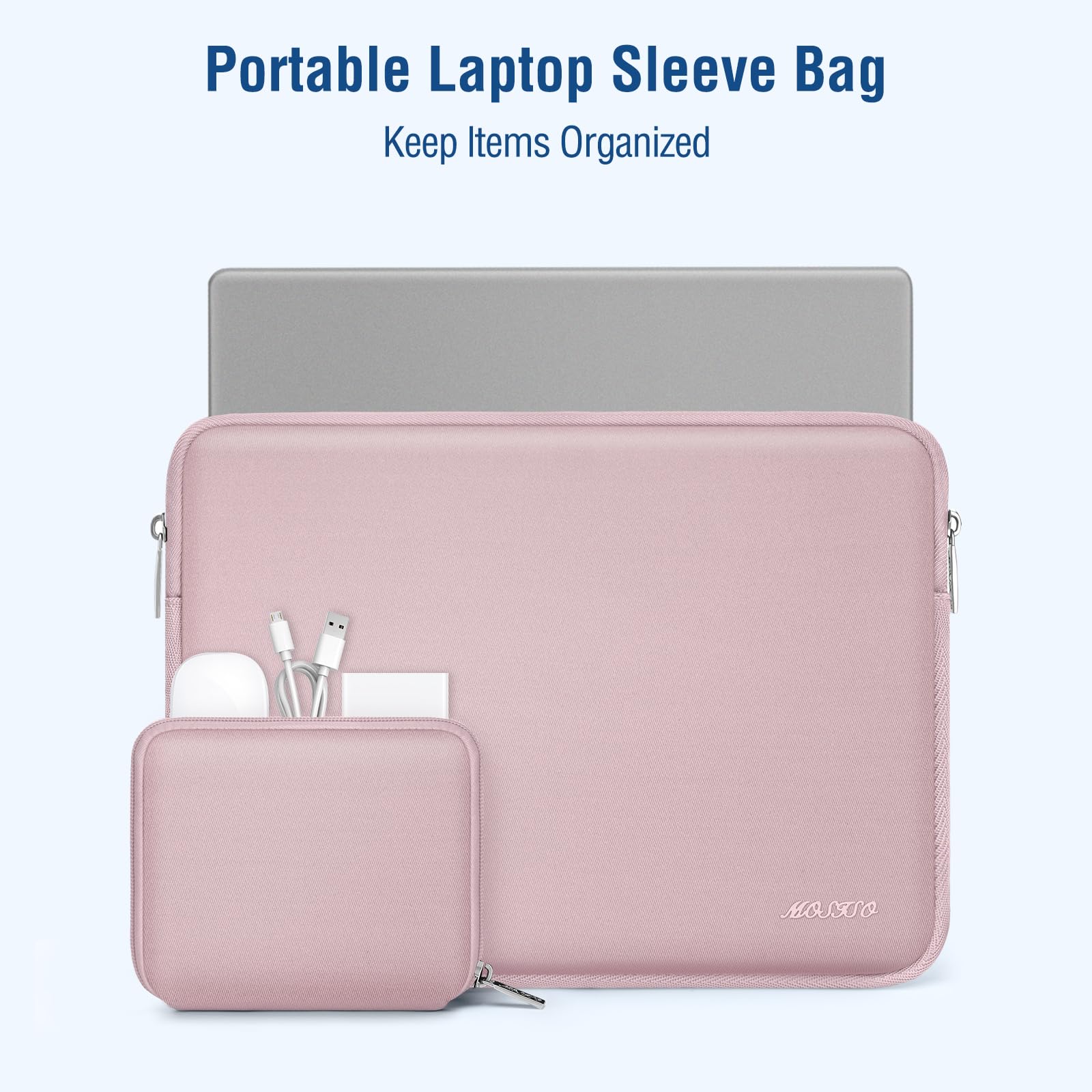 MOSISO Laptop Case 15 inch, 15 inch Laptop Sleeve with Small Case