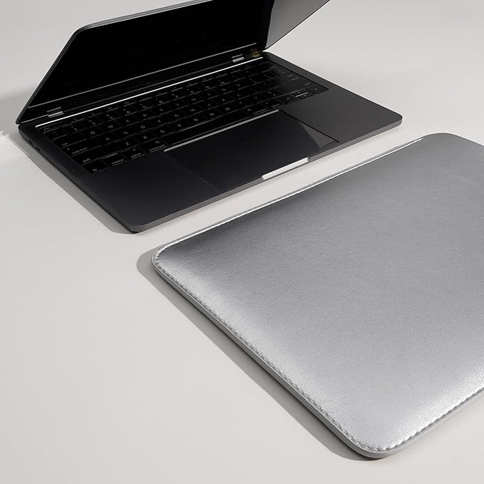Laptop Sleeve 15.3 Inch Compatible with 2024 New 15 MacBook Air A3114 A2941 Color Silver