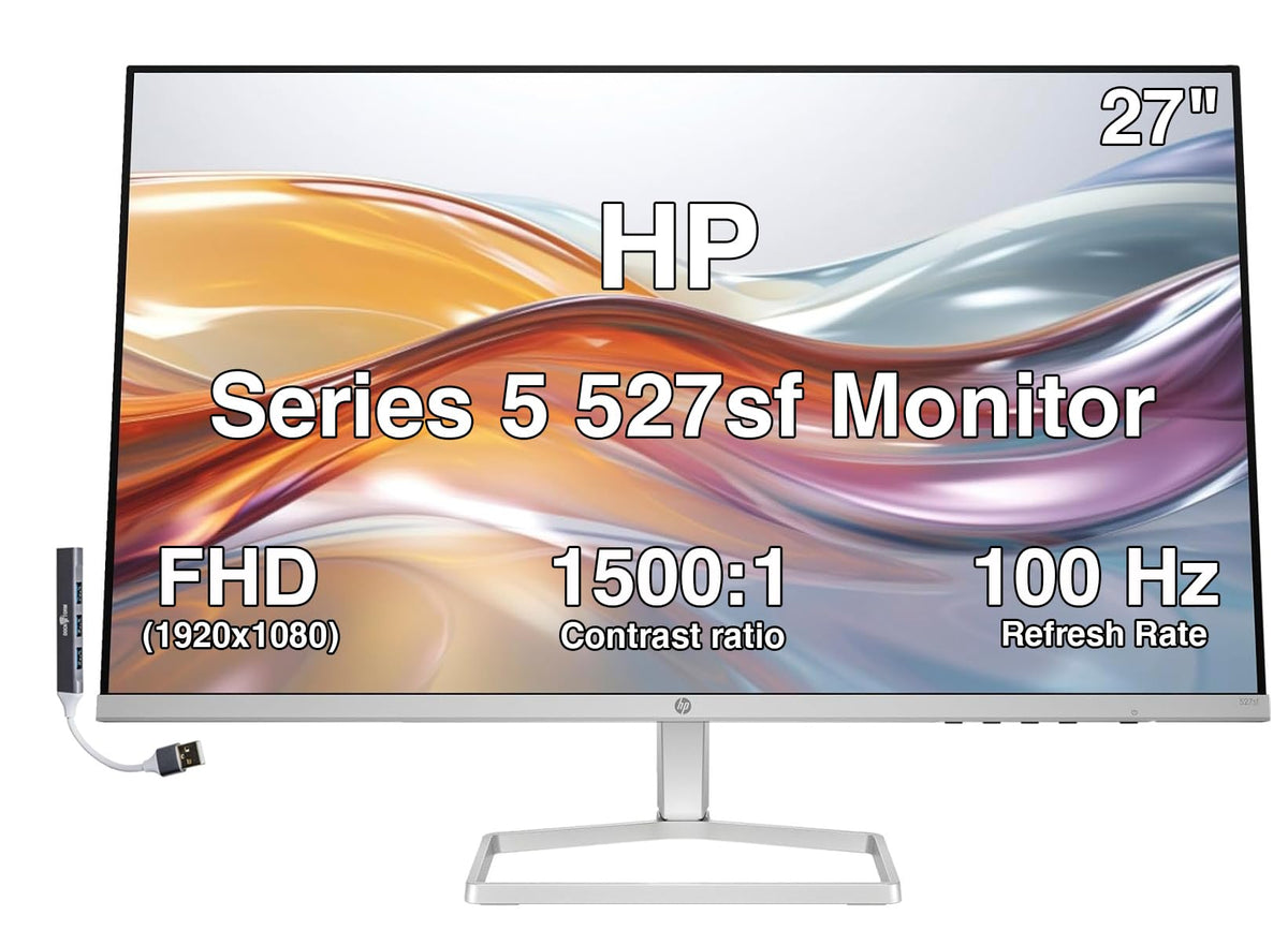 HP Series 5 527sf Monitor (Replaces Model M27h) 27" FHD IPS Display