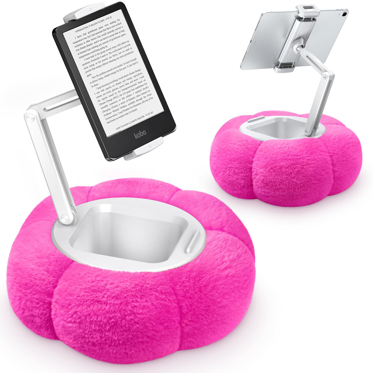 CreaDream Pumpkin Tablet Pillow Stand, Adjustable Pillow Stand for Lap Bed