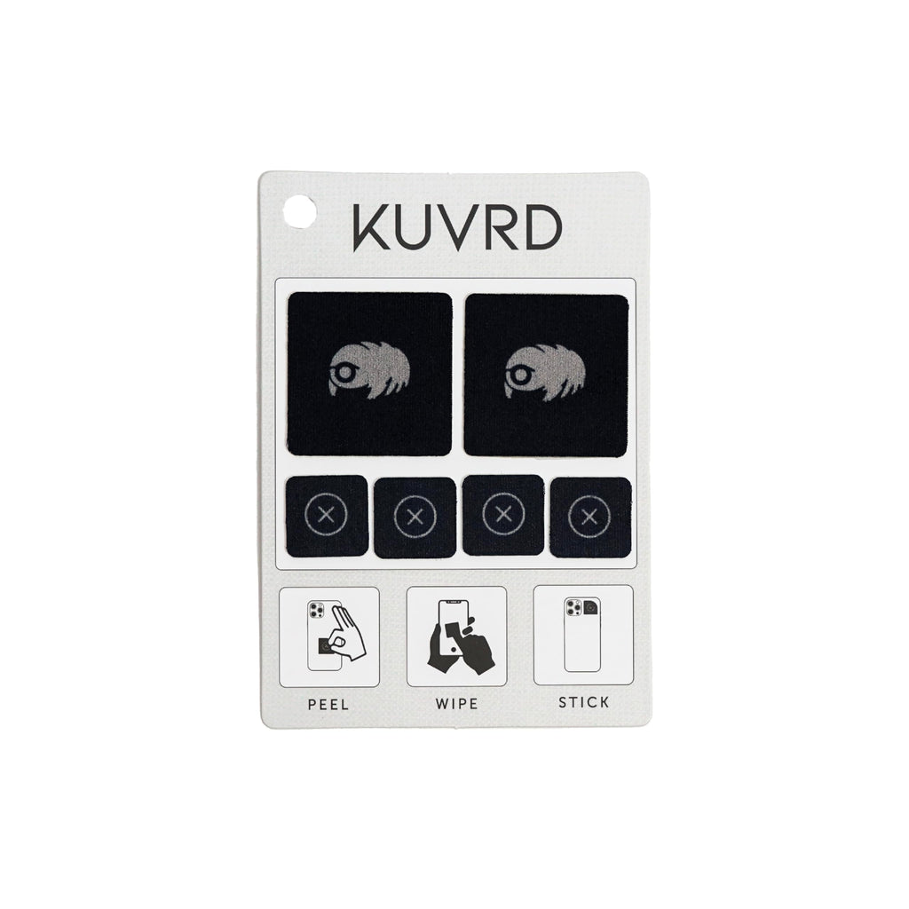 KUVRD Waterbear - Electronic Screen Cleaner Pads, Single Patch Set
