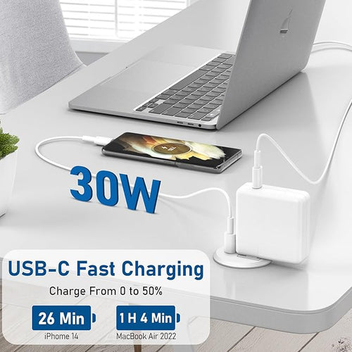 2 inch Desk Power Grommet USB C 30W,Ultra-Flat Plug Power Strip