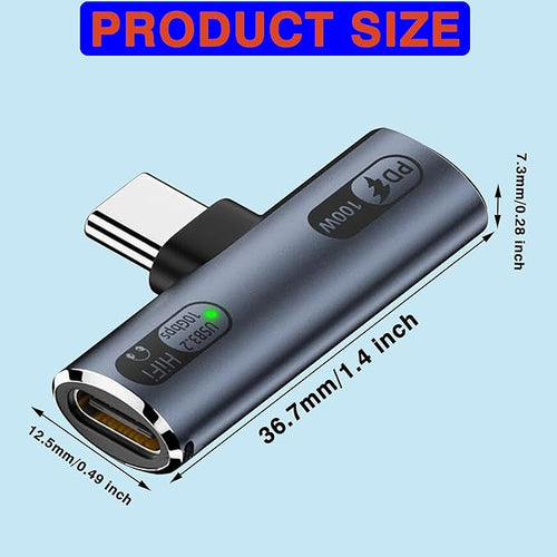 AMAKE USB C Splitter,2 in 1 Dual USB C Headphone and Charger Adapter