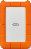 LaCie Rugged 5TB Portable External HDD - USB 3.0/2.0 Compatible, Shock/Dust/Rain Resistant for Mac & PC, Orange, Grey