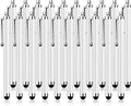 20 Pack Stylus Pen,Stylus Pen for Touchscreen High Precision and Sensitivity for Everyday Writing/Drawing,Universal Stylus Compatible with All Touch Screens,White