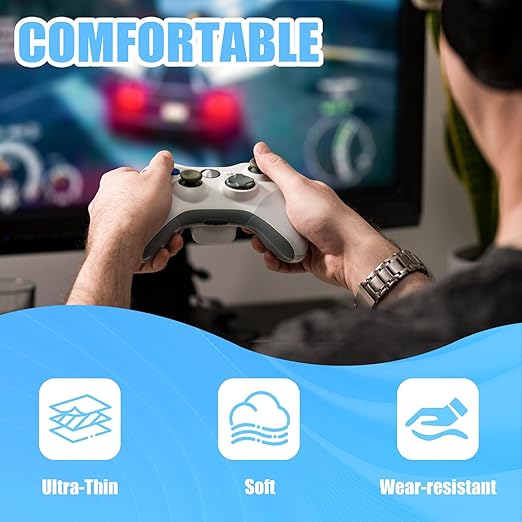 Rubber Grip Tape, Ultra-Thin Strong Adhesive Anti-Slip Waterproof Heat Resistant Wear-Resistant Cushion Pad, Making Handles or Contact Surfaces Safer, with Grip and Comfort (Clear, 1In x 10Ft)