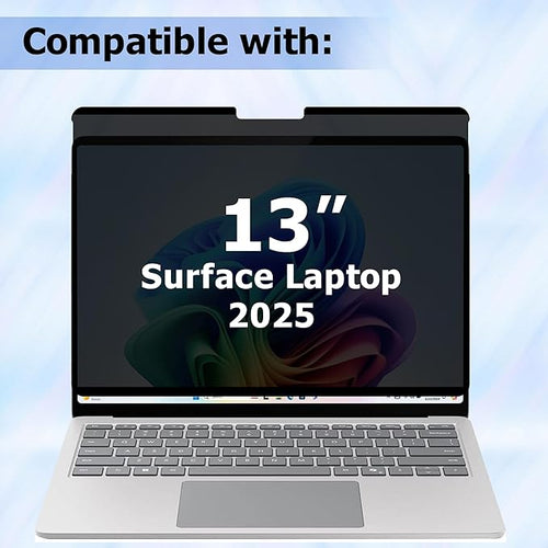 Adeway Magnetic Privacy Screen for Surface Pro 12 inch (2025), Anti-Glare, 30° Side View Protection, Washable & Reusable Filter, Bubble-Free Installation