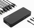 Kensington DisplayLink 4K Docking Station, Triple 4K for MacBook Pro/Air M1/M2/M3/M4, 14ports, 3xHDMI/3xDisplayPort,4xUSB A,2xUSB C 3.2, Ethernet, Audio, 100W PD (K33621NA)
