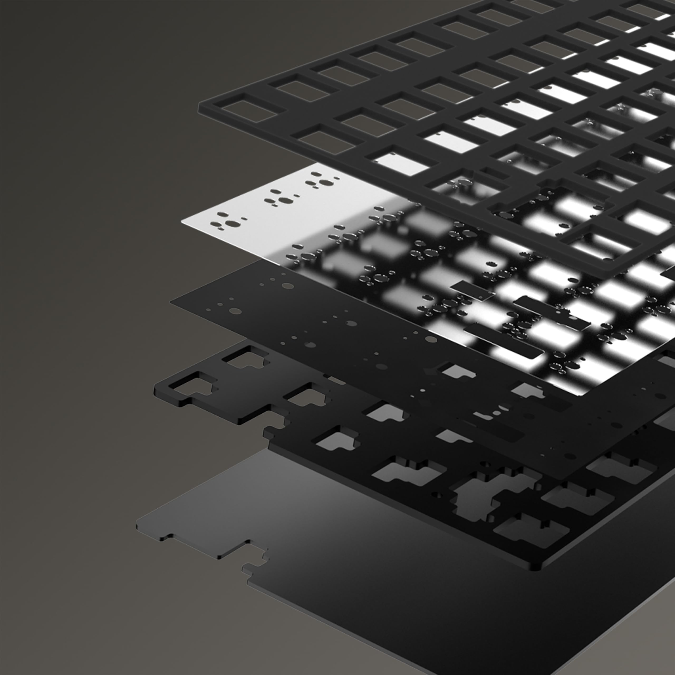 KEEBMONKEY WOBKEY Crush 80 Reboot CNC Aluminum 5-Second Quick-Release Triple-Mode Connectivity Mechanical Keyboard with Superior Acoustics (Pro Silver)