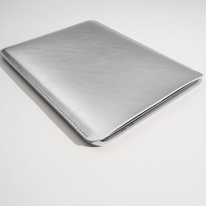 Laptop Sleeve 14 Inch Compatible with New 14 inch MacBook Pro A2992/2918 M3 A2442, A2779, Surface Laptop 13.5 5th Gen Color Silver