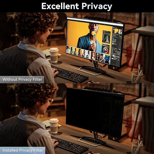 2-Pack 21.5 Inch Computer Privacy Screen Filter for 16:9 Widescreen Monitor