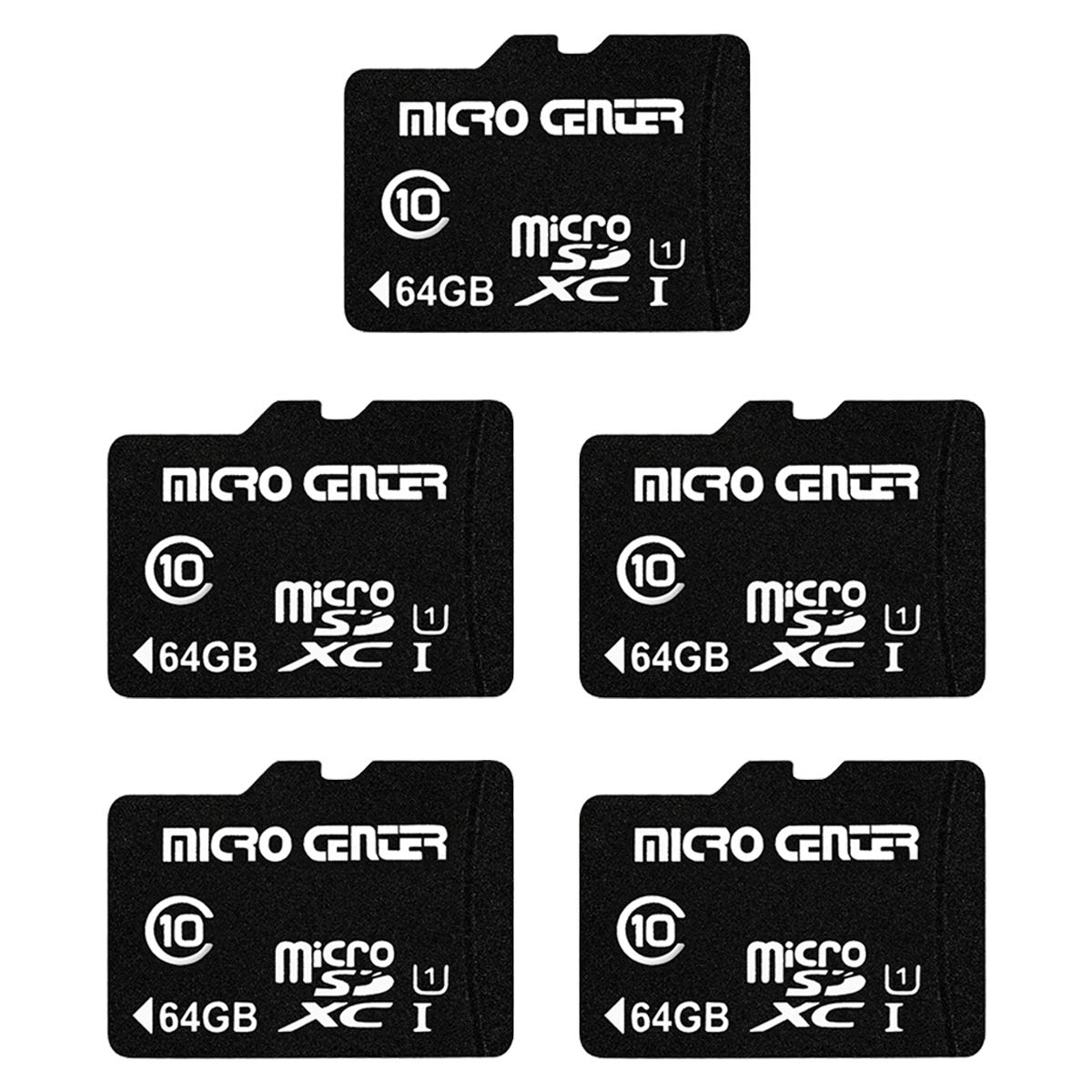 Micro Center 16GB Class 10 MicroSDHC Flash Memory Card with Adapter, 10Pack