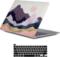 LanBaiLan Compatible for MacBook Pro 13 inch with Touch Bar 2022 2020 2019 2018 2017 2016 Release M1 M2 A2338 A2289 A2251 A2159 A1989 A1706 A1708, Laptop Hard Case & Keyboard Cover, Mountains Forest