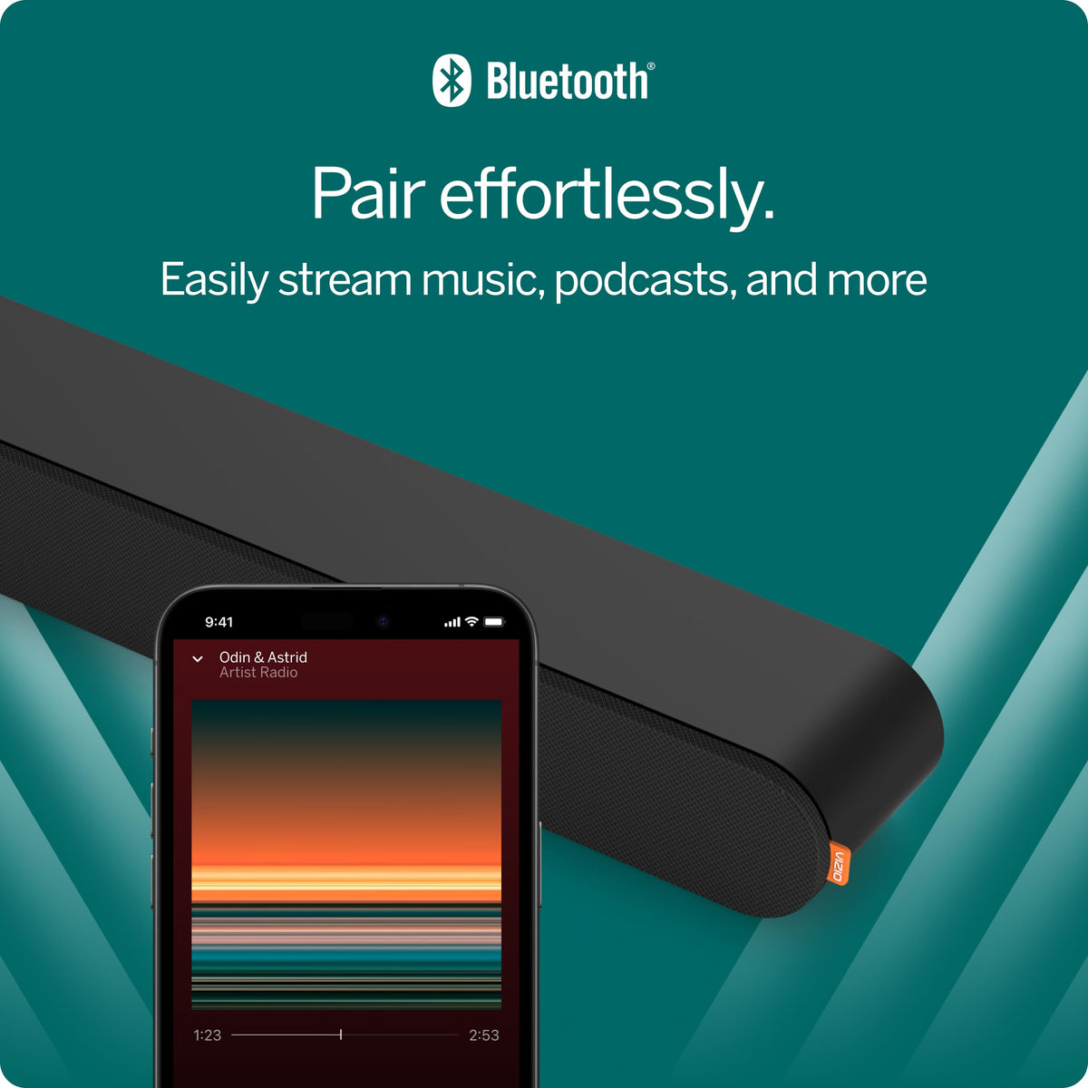 VIZIO 2.0 Soundbar w/Dolby Atmos & DTS:X, Bluetooth Speaker, QuickFit™ Compatible – SV200M-08 (New, 2024 Model)