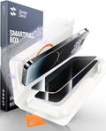 SMARTDEVIL 2 Pack for iPhone 14 Pro Max Privacy Screen Protector, Military Grade Shatterproof, 9H Hardness, Anti-Spy Tempered Glass, Fast & Easy Instlltion, Case Friendly