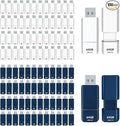 GIGASTONE 64GB Flash Drive (100 Pack) Z60NB USB 3.2 Gen 1, Ultra Fast, Retractable Capless Slider Design, Data Storage, Backup for PC/Mac/TV/Car Audio, USB 2.0/3.0/3.1 Compatible (Random Color)