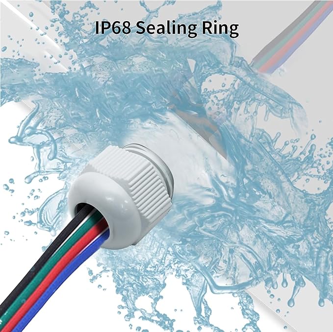 10 Pcs 1/4" NPT Nylon Cable Glands, IP68 Waterproof Adjustable Cord Grip Cable Connector Strain Relief Wire Protectors for 4-6mm Cable Diameter, Grey