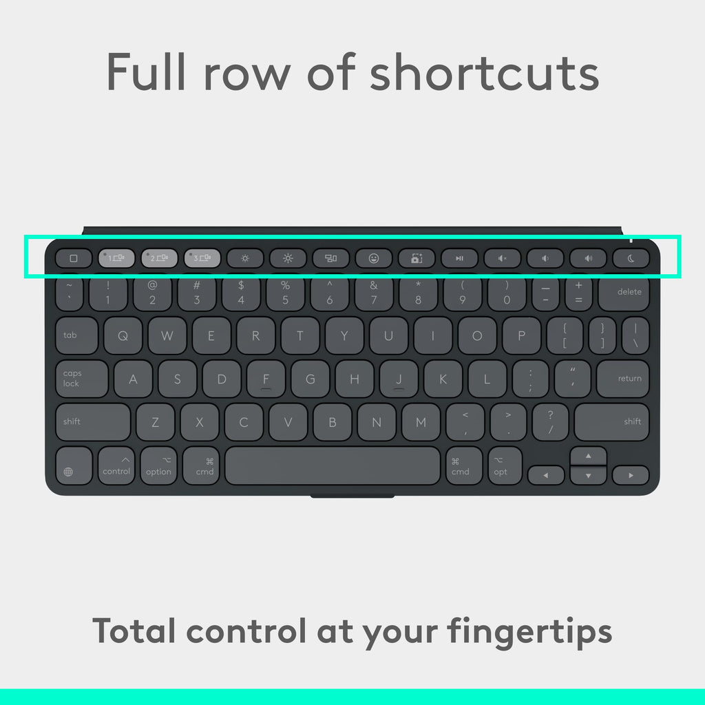 Logitech Keys-to-GO 2 Portable Wireless Keyboard - Graphite