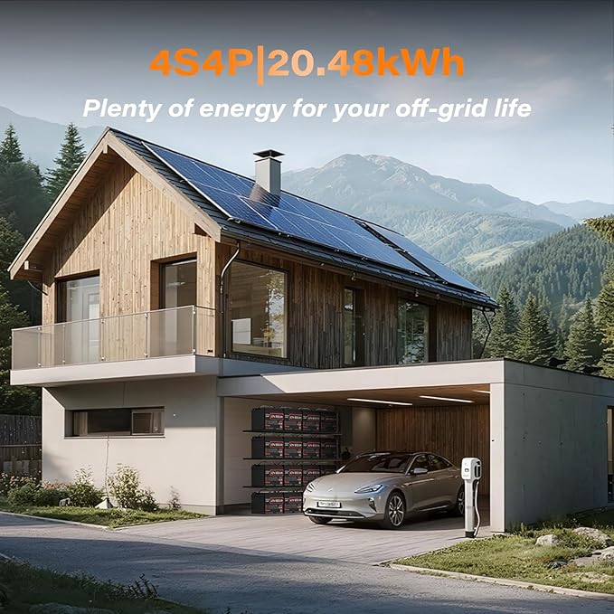 100Ah LiFePO4 Battery 12V Deep Cycle - Built-in 110A BMS with Low-Temp Protection, 15000+ Cycles Rechargeable Lithium Battery for RV Marine Solar Off-Grid/Trolling Motor/Home Backup (MAX PLUS Series)