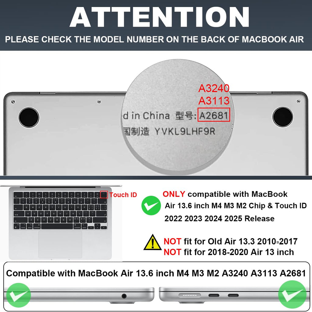 LCMOCICO for MacBook Air 13 inch Case M5 M4 M3 M2 Chip 2026 2025-2022 Release A3449 A3240 A3113 A2681, Scratch Resistant Hard Shell Protective Laptop Cover for Mabook Air 13.6 M5 2026, Blue Marble