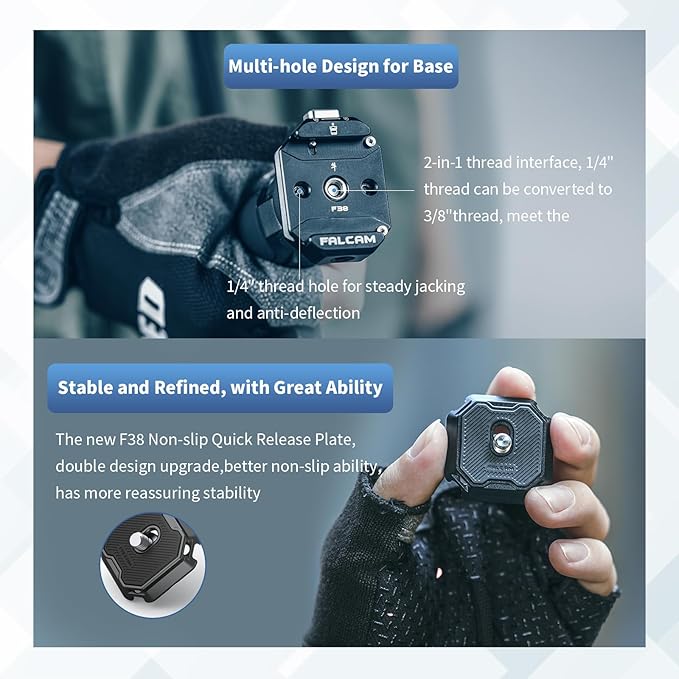 ULANZI F38 Multi-Hole Camera Quick Release Plate Kit