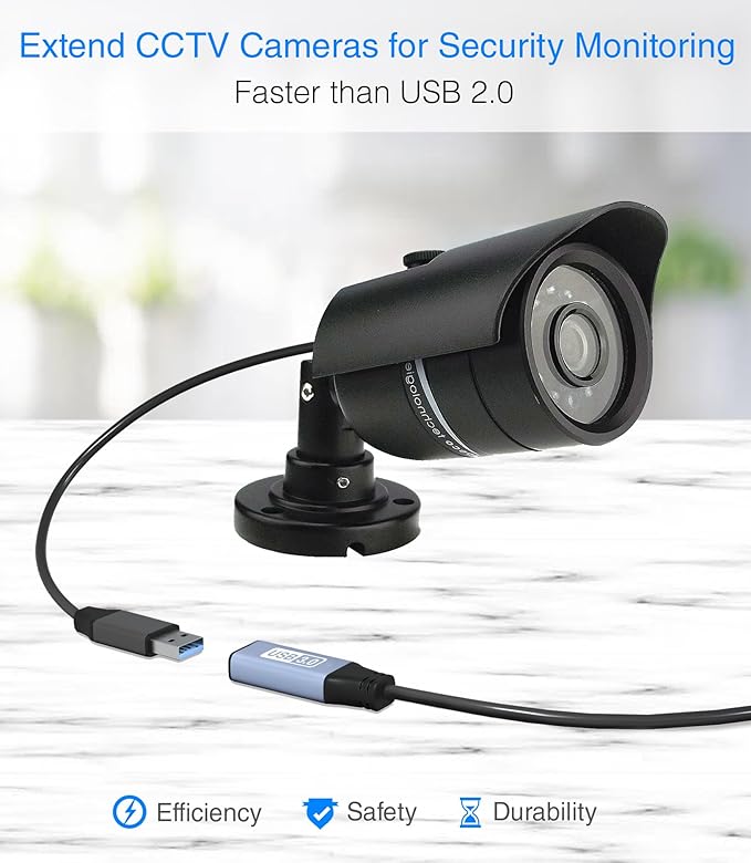 BlueRigger USB 3.0 Extension Cable (6FT, 5 Gbps, Type A Male to Female Adapter Cord) - Long USB Repeater Extender for VR Headset, Printer, Hard Drive, Flash Drive, Keyboard, Mouse, Xbox