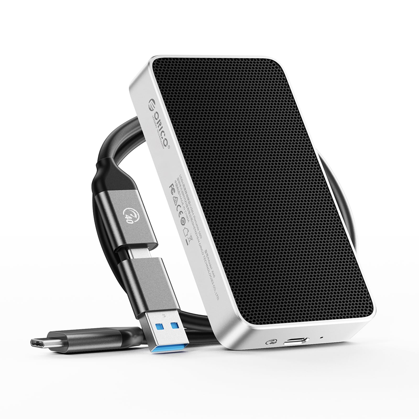 ORICO X40 2TB USB4 Portable NVMe SSD (40Gbps), up to 3800MB/s