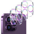 UniqueMe 3 PK for iPhone 14 Pro Max/14 Pro Camera Lens Protector-Colorful