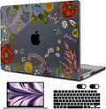 MEEgoodo Case for MacBook Air M4/M3/M2 13.6 inch 2025 2024 2022, Fit Model A3240 A3113 A2681, Compatible with MacBook Air 13 inch, Laptop Hard Shell Case with Keyboard Cover, Clover